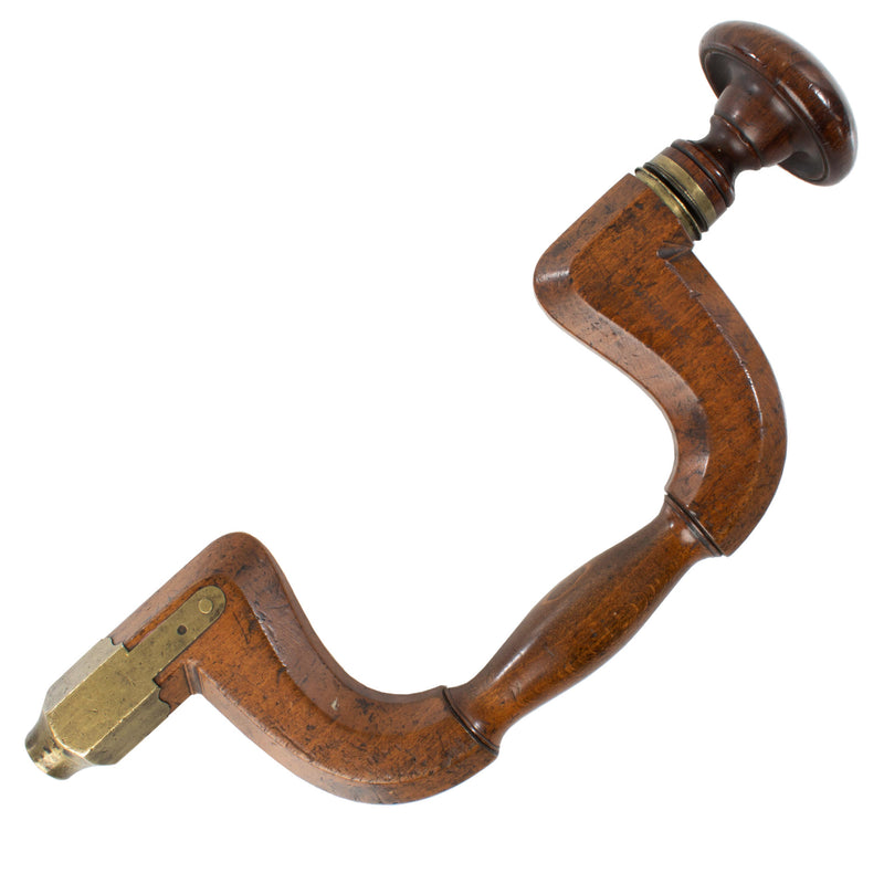 Beech and Brass Brace with Mahogany Head