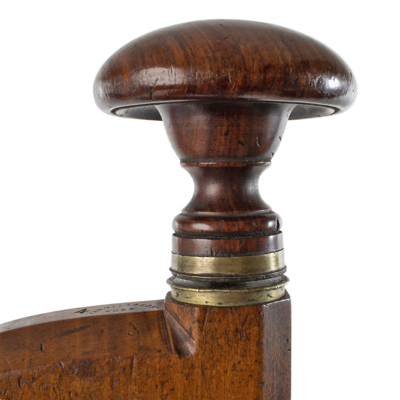 Beech and Brass Brace with Mahogany Head