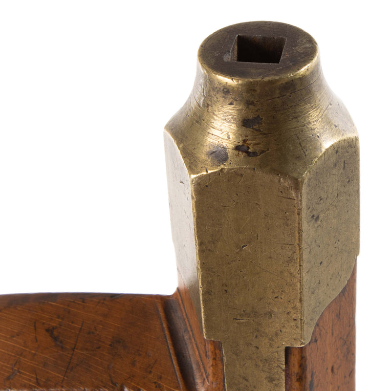 Beech and Brass Brace with Mahogany Head