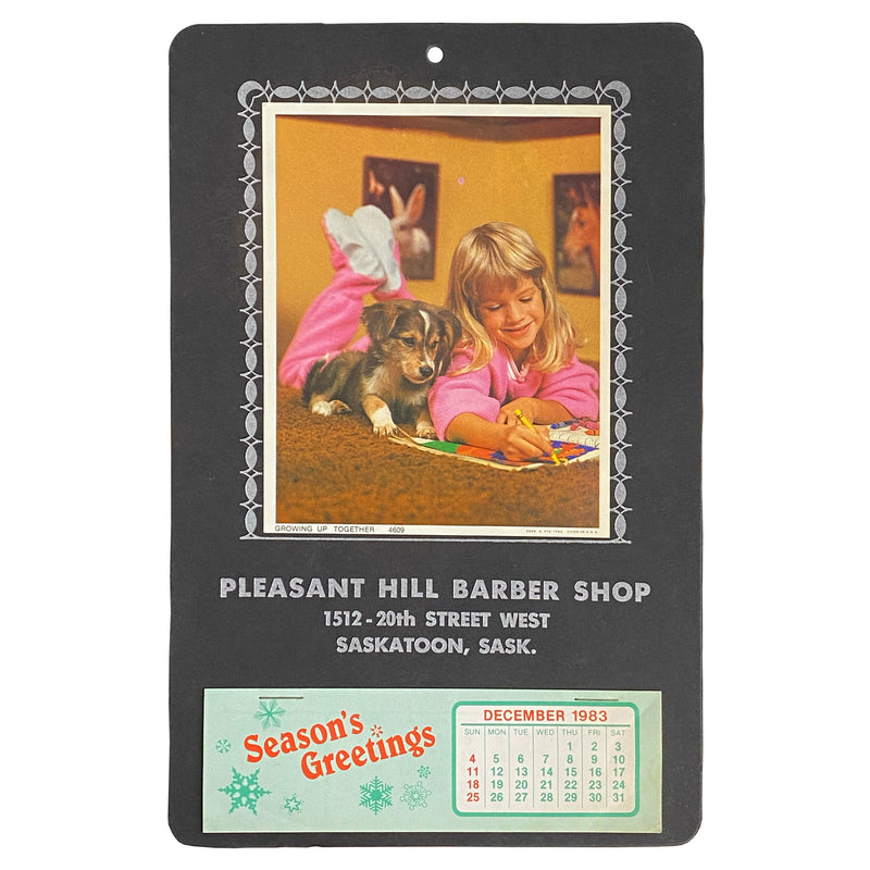 "Pleasant Hill Barber Shop" 1983 Calendar