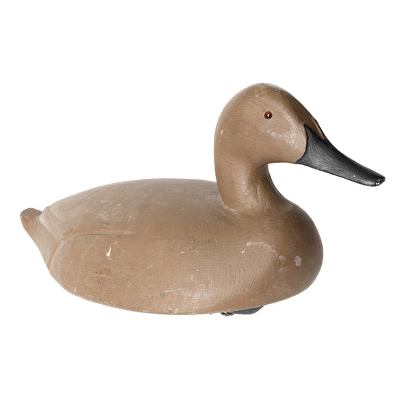 Brown Painted Duck Decoy