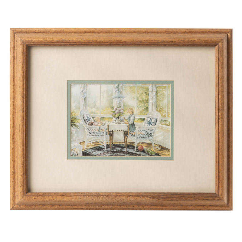 Framed Print "The Tea Party" by Trisha Romance