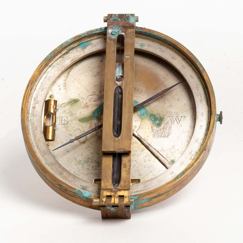 Gurley Brass Surveyors Compass In Box No Glass – Iron Crow