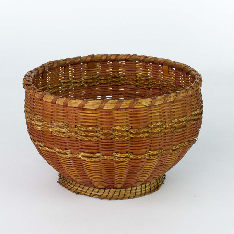 Round Two-Tone Basket