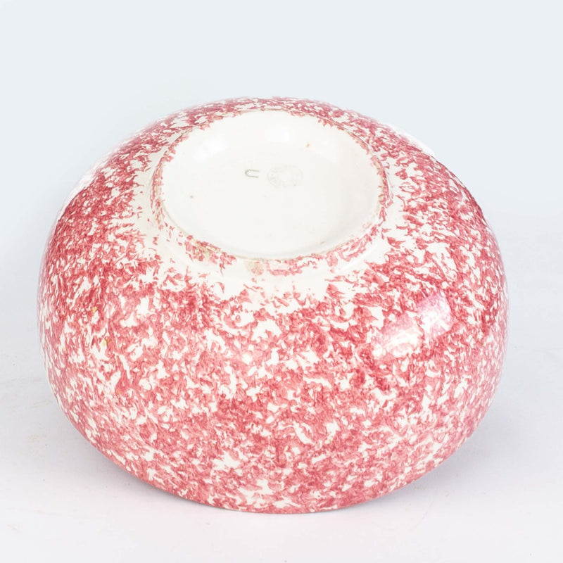 Pink Sponge Painted Bowl