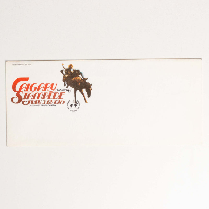 1975 Centennial Calgary Stampede Envelope