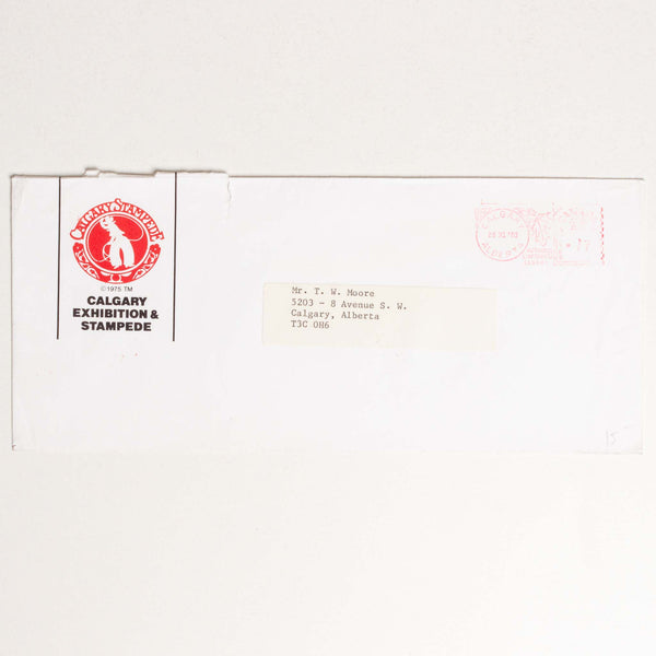 1975 Calgary Stampede Envelope