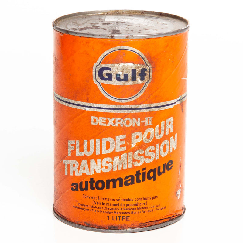 Gulf Dexron-II Automatic Transmission Fluid Cardboard Can