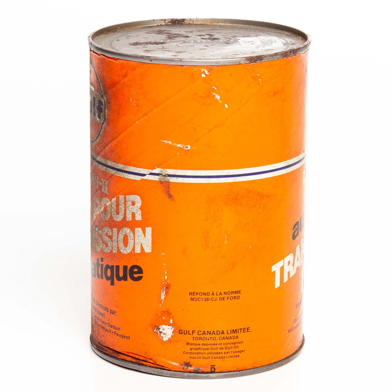 Gulf Dexron-II Automatic Transmission Fluid Cardboard Can